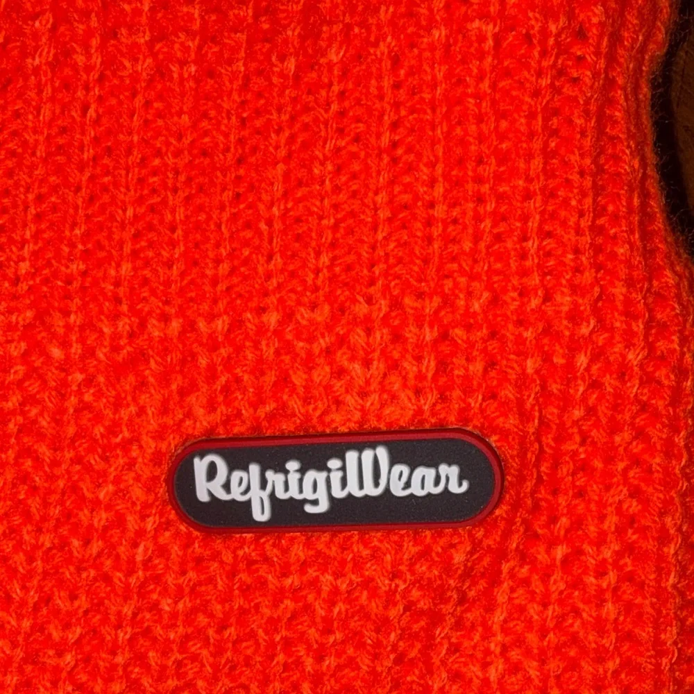 Bright Red Knit Face Mask Balaclava